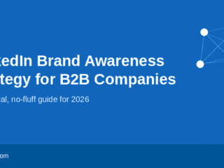 build brand awareness on LinkedIn